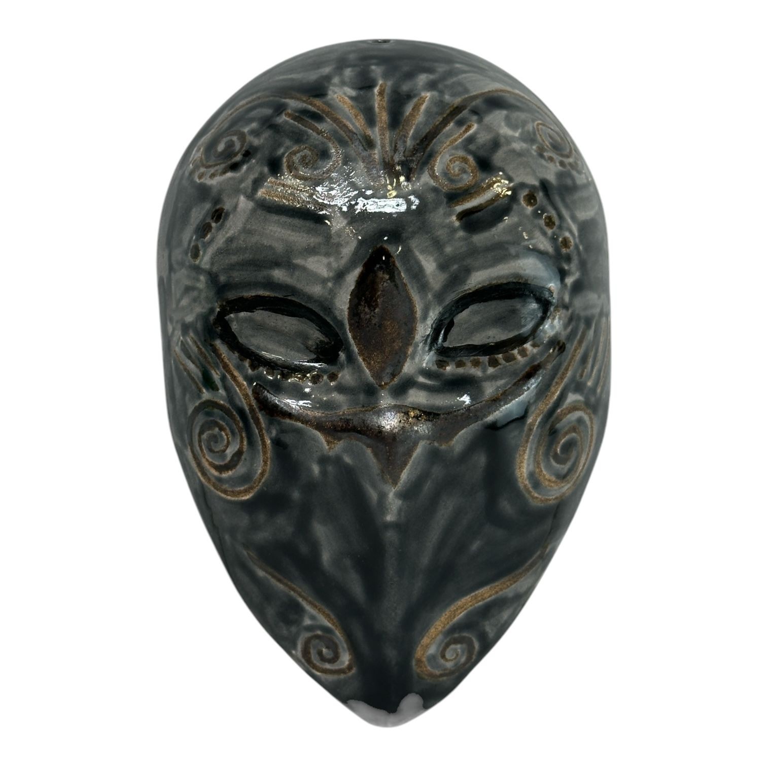 Maske (El Yapımı-Seramik) (Siyah)