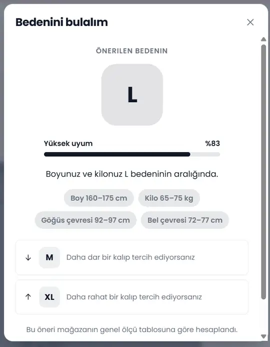 Bedenimi Bul ekran görüntüsü 5