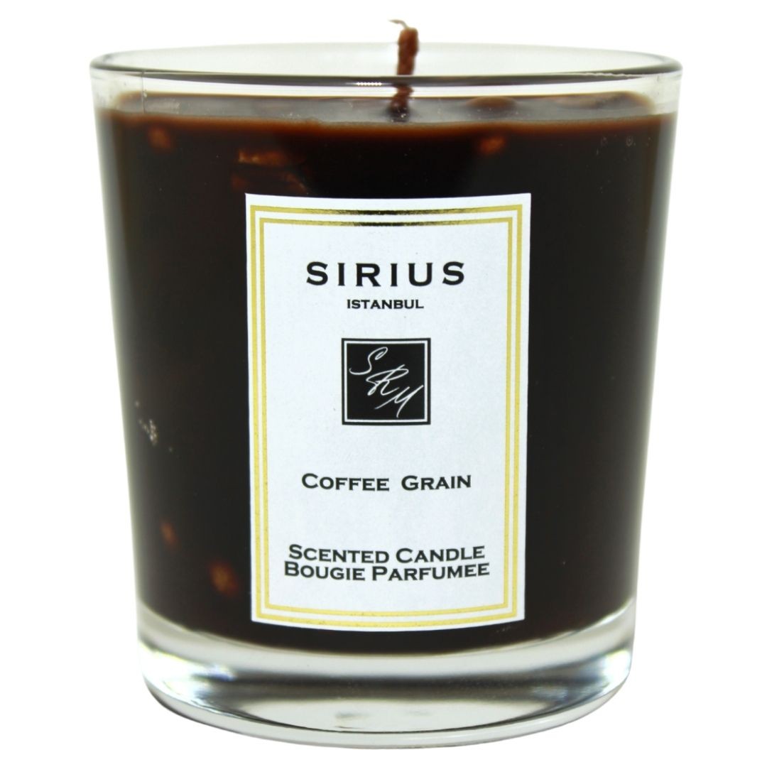 Coffee Grain Coffee Scented Coffee Pieced Glass Cup Scented Candle