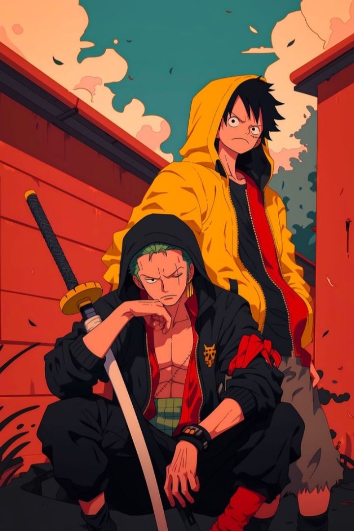 One Piece-Luffy&Zoro 