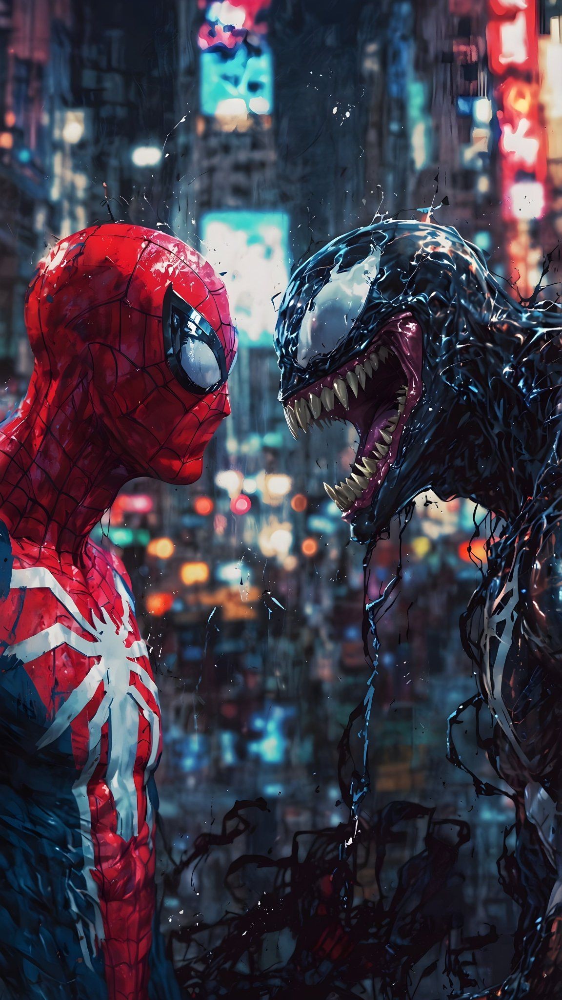 Spiderman vs Venom 