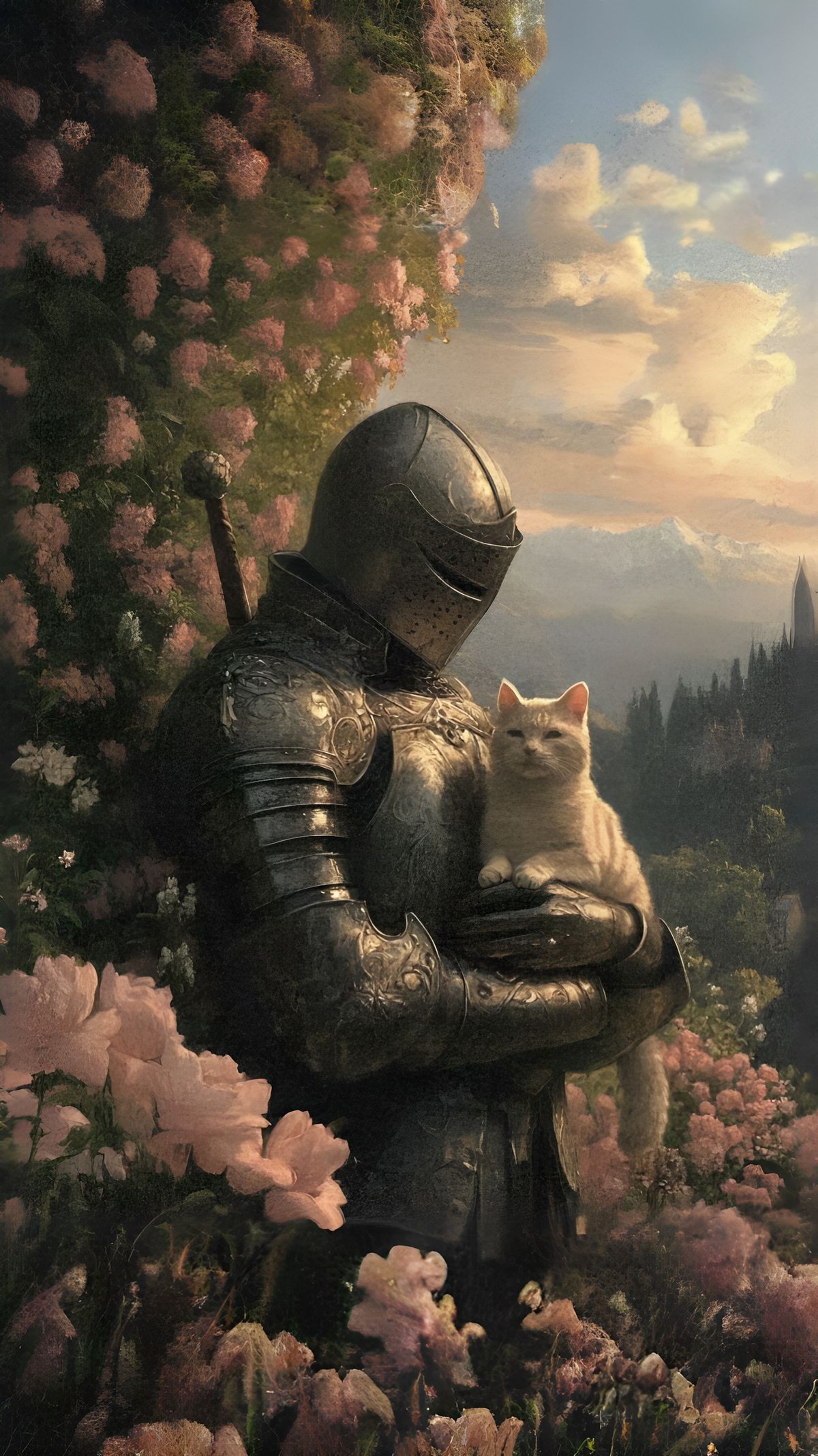 Cat and Knight 