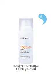 Çoklu Savunma Bariyer Onarıcı ve Nemlendirici Güneş Kremi SPF 50+ PA++++ UVA UVB 50 ML