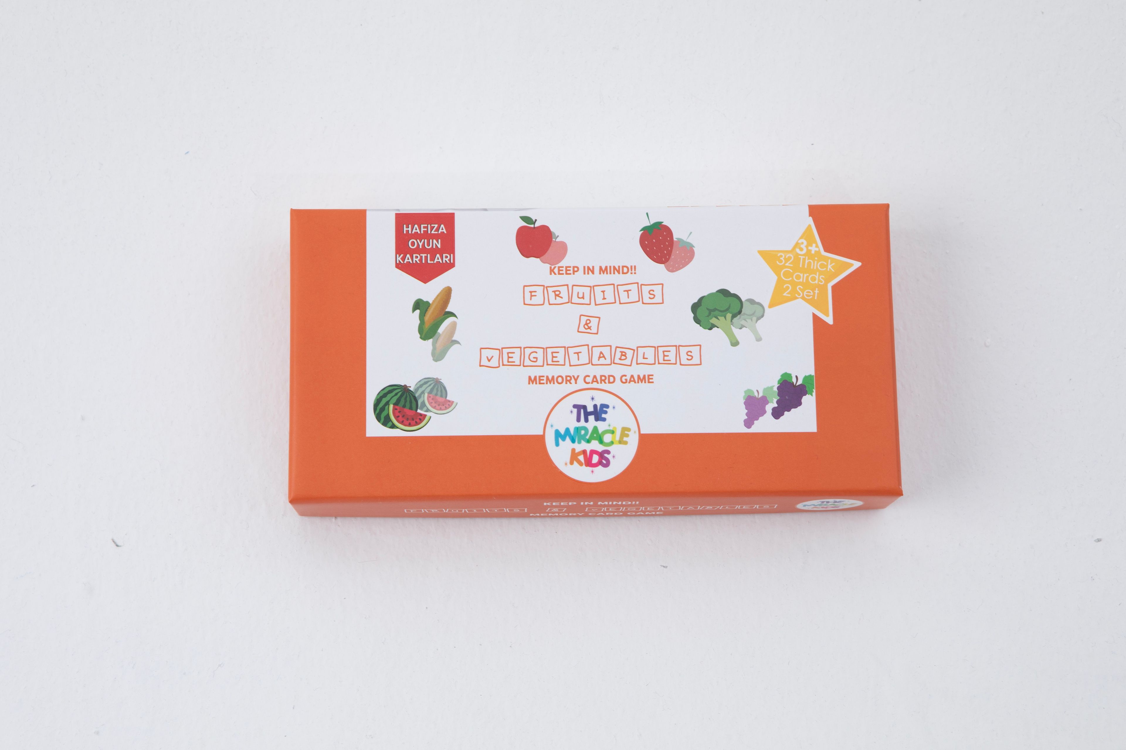 Fruits & Vegetables Memory Card Game