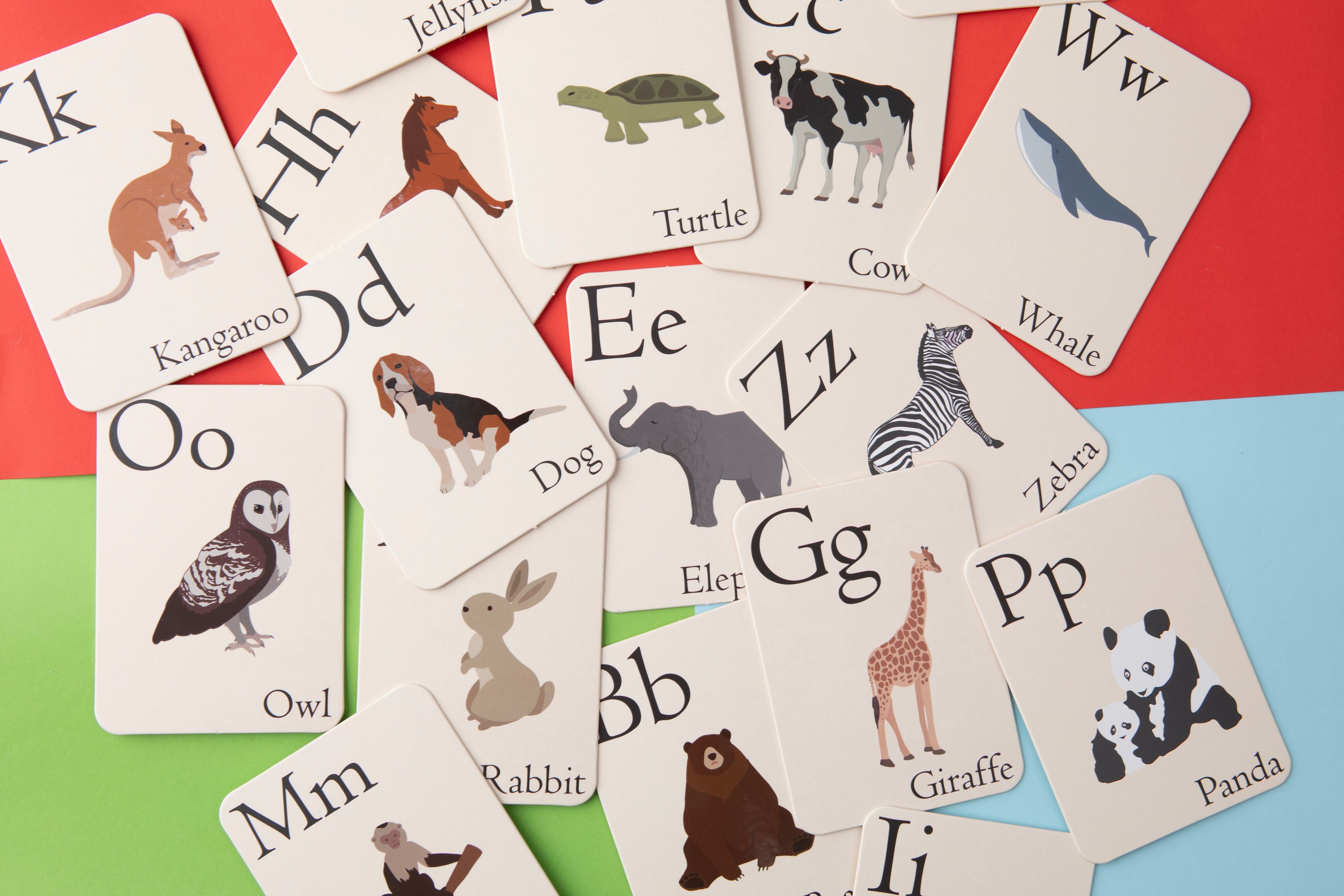 Animal Alphabet Flash Cards