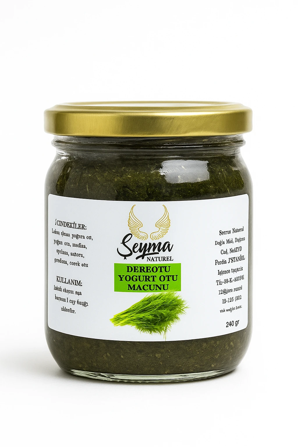 Dereotu Yoğurtotu Macunu 240 gr