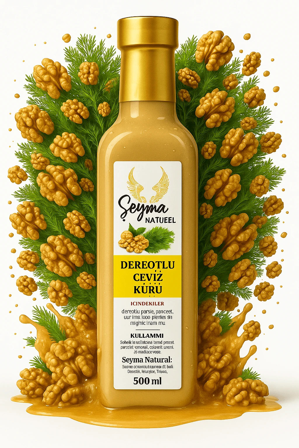 Dereotlu Ceviz Kürü 500 ml