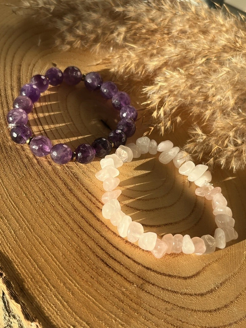 Ametist ve Kuvars Taşı (Uyum Birlikteliği)