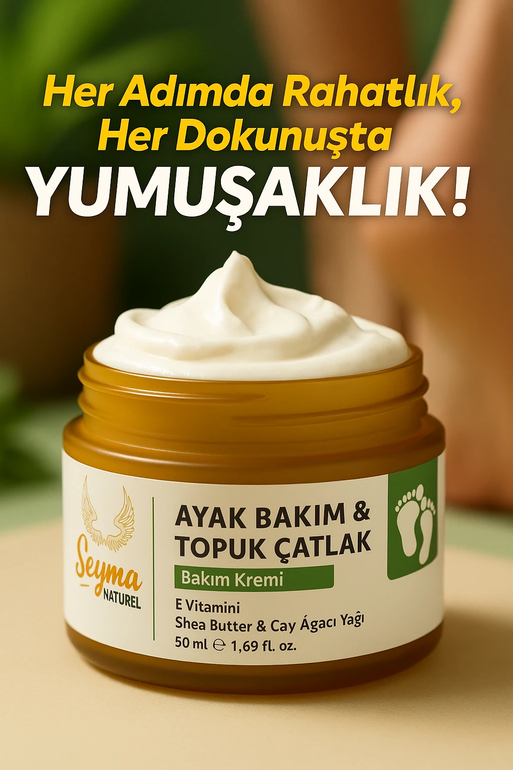 Ayak Bakım ve Topuk Çatlak Bakım Kremi 50 ml