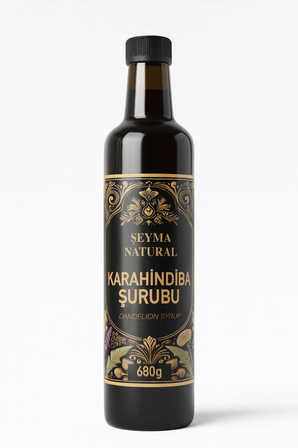 Kara Hindiba Şurubu 680 GR