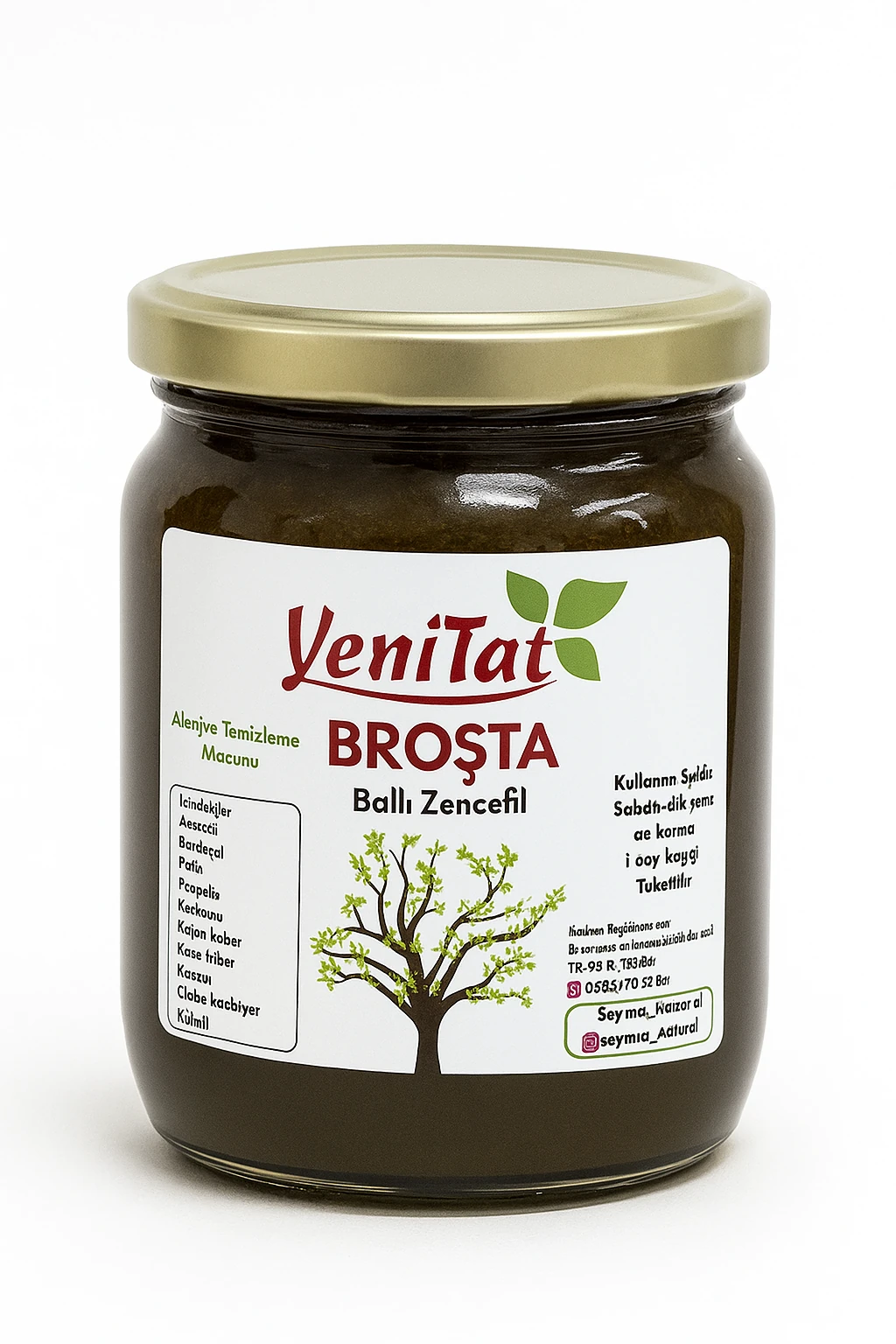 Broşta Ballı Zencefil 240 gr