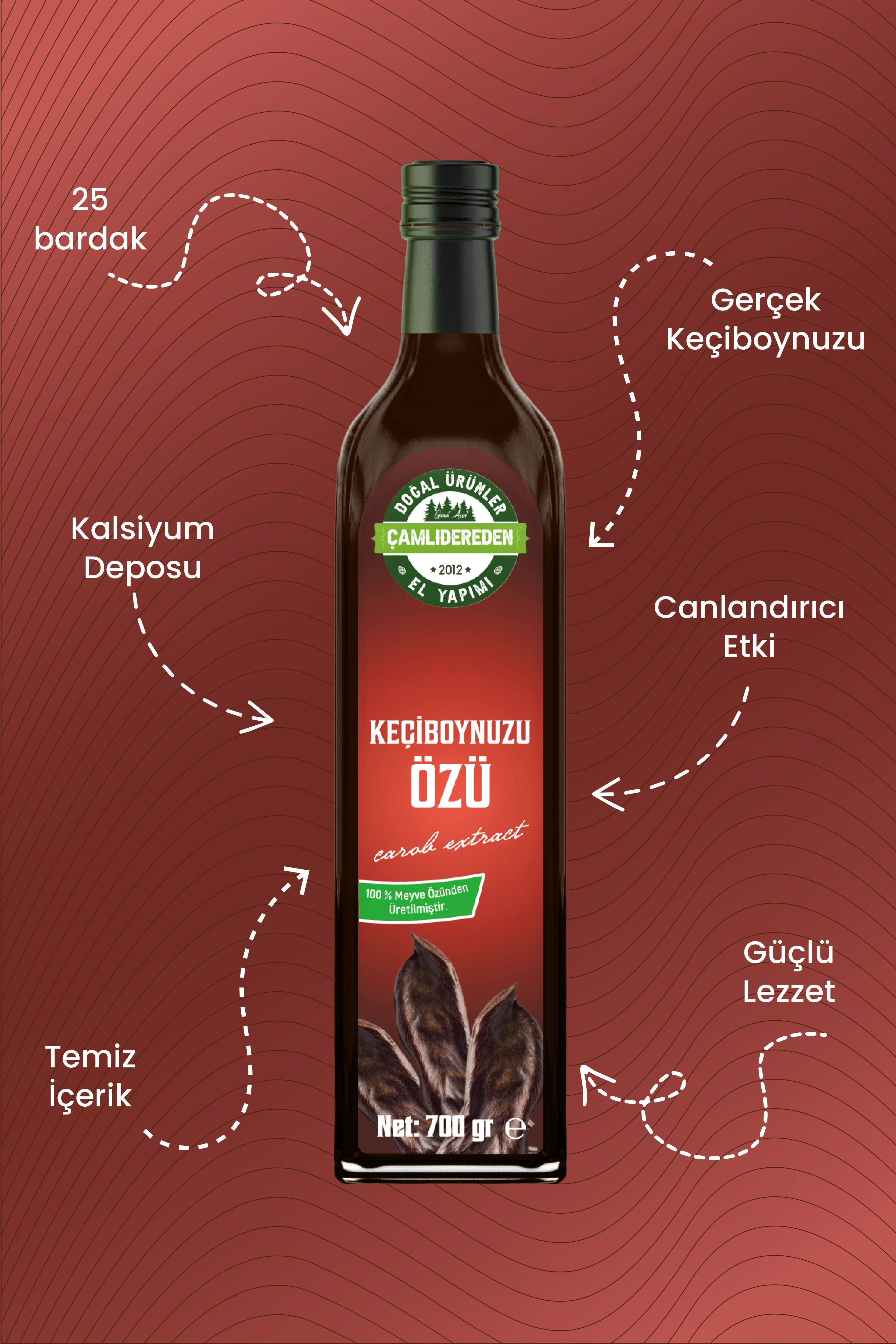 Keçiboynuzu Özü 700 Gr