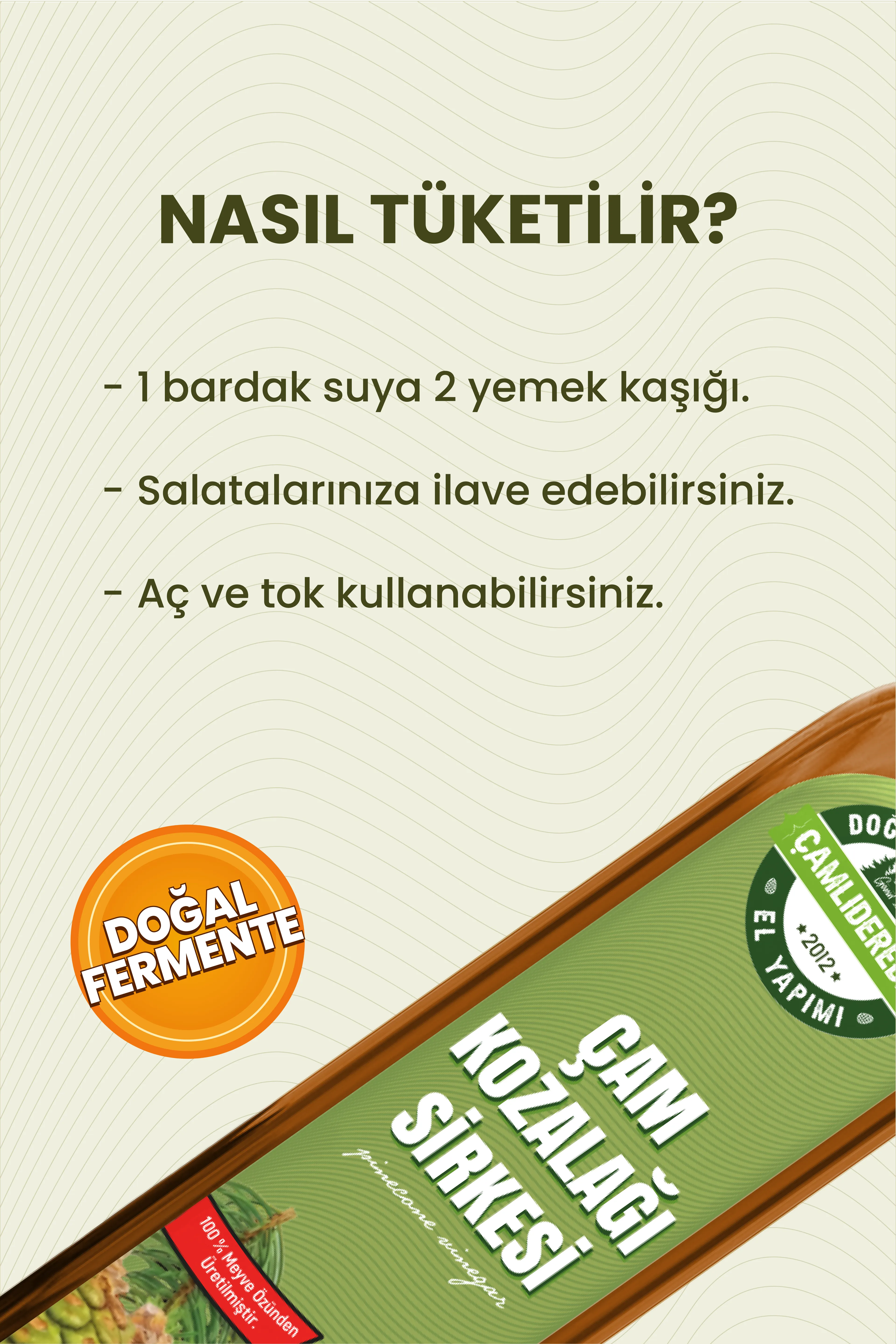 Çam Kozalağı Sirkesi 500 Gr