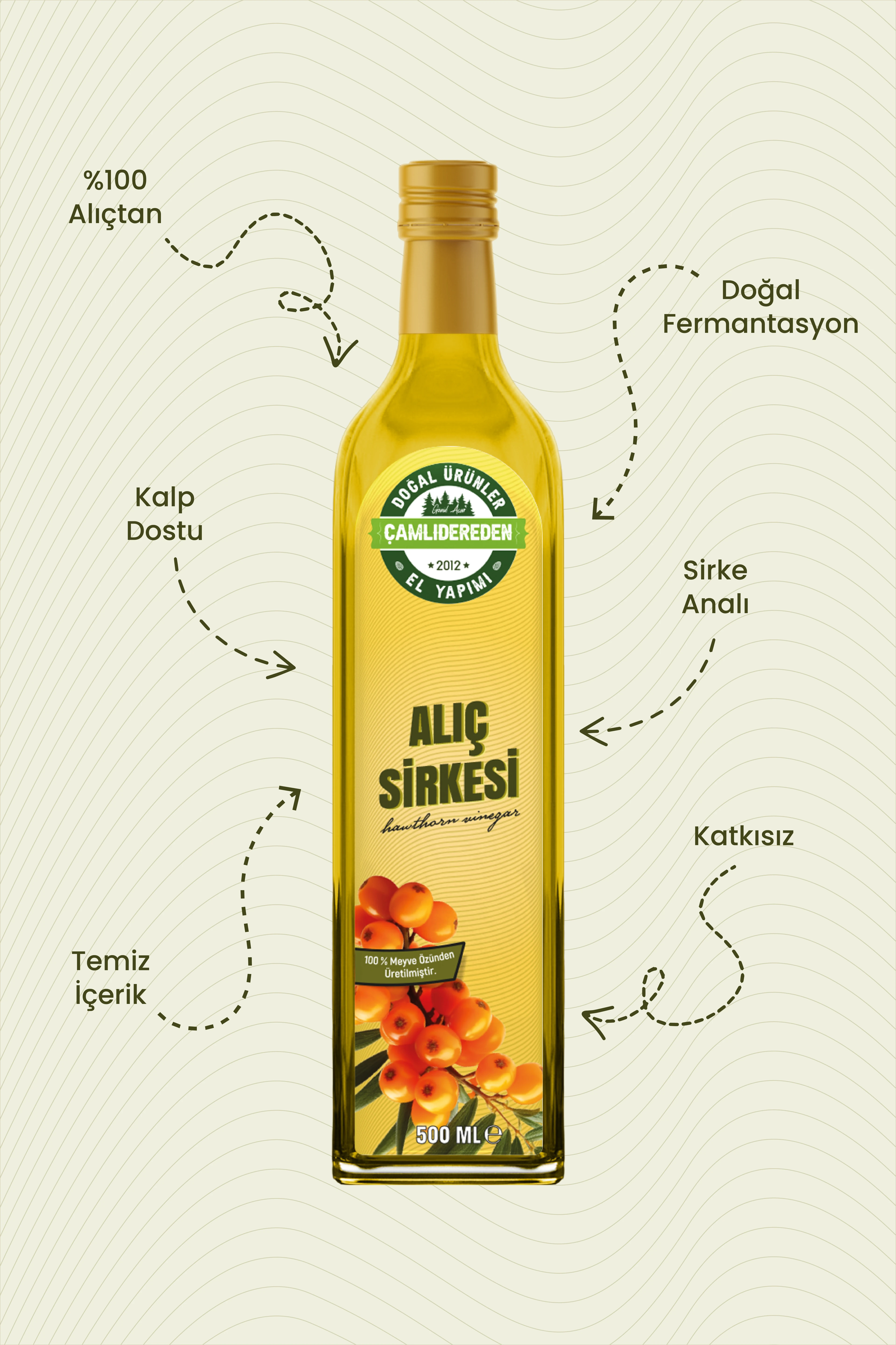 Alıç Sirkesi 500 ml