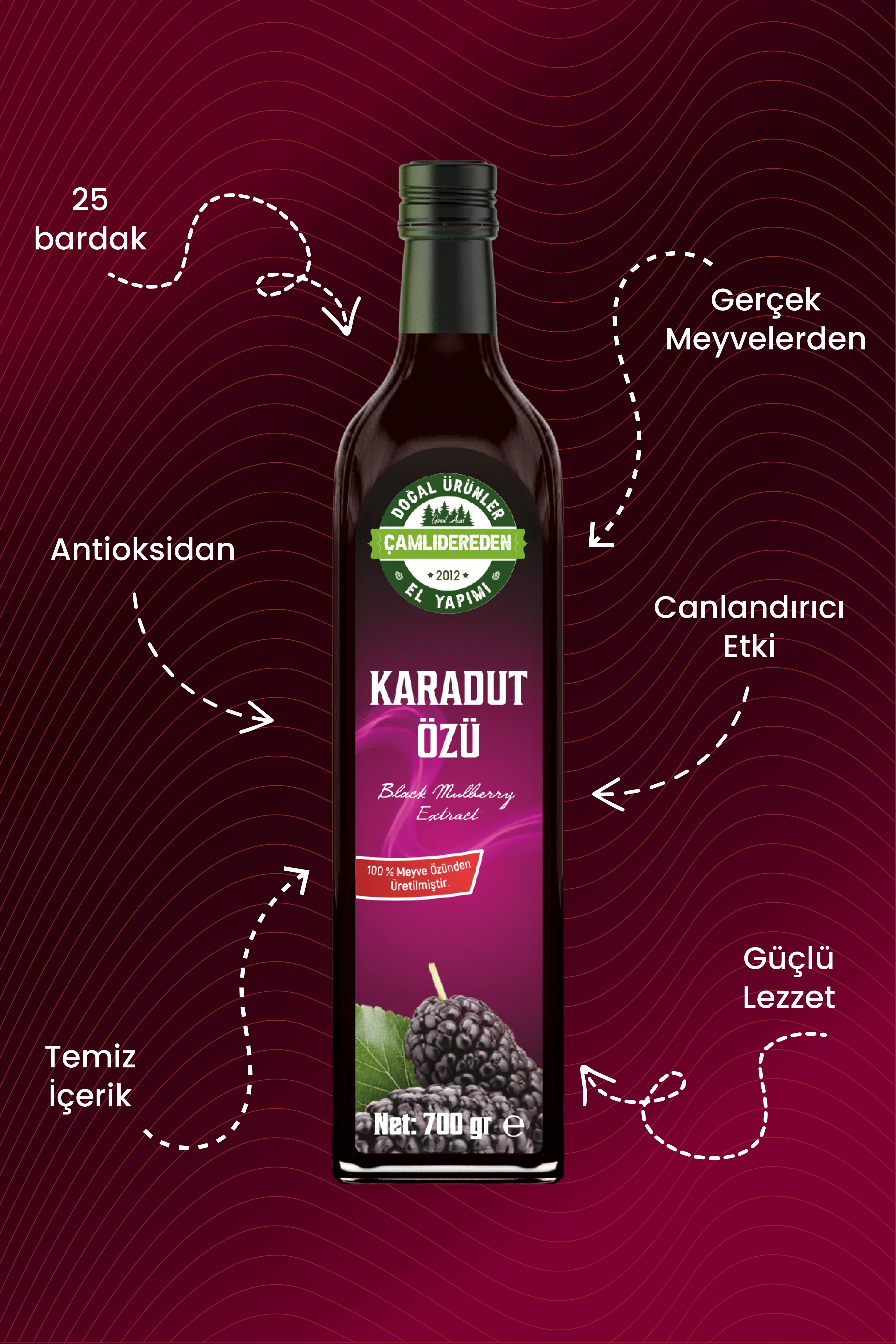 Karadut Özü 700 gr