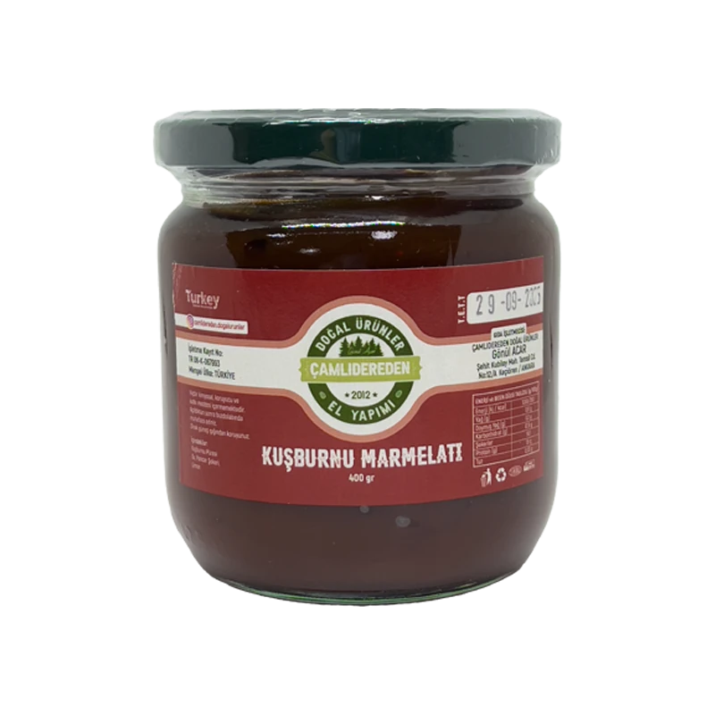 Doğal Kuşburnu Marmelatı 500 gr