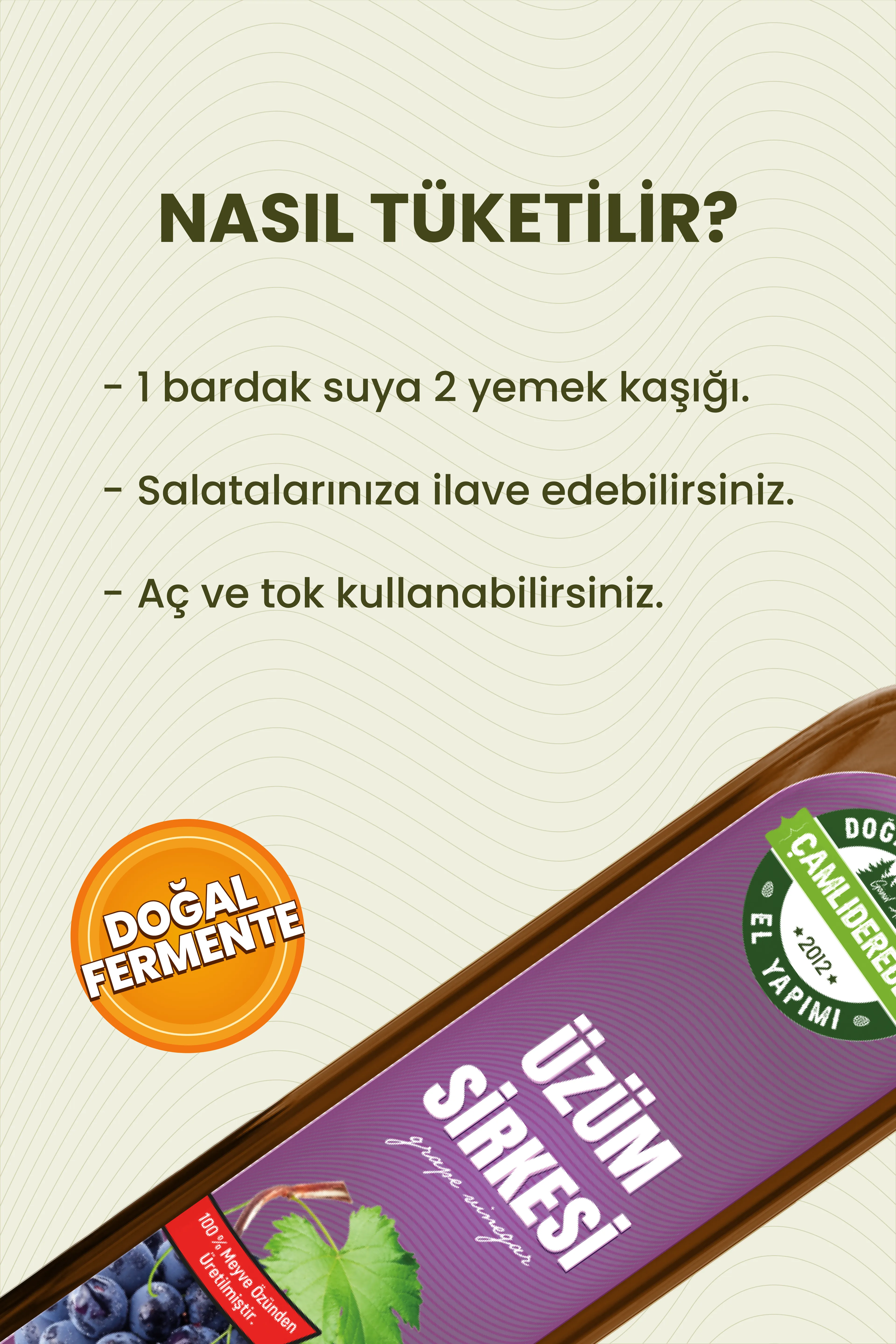 Üzüm Sirkesi 500 ml