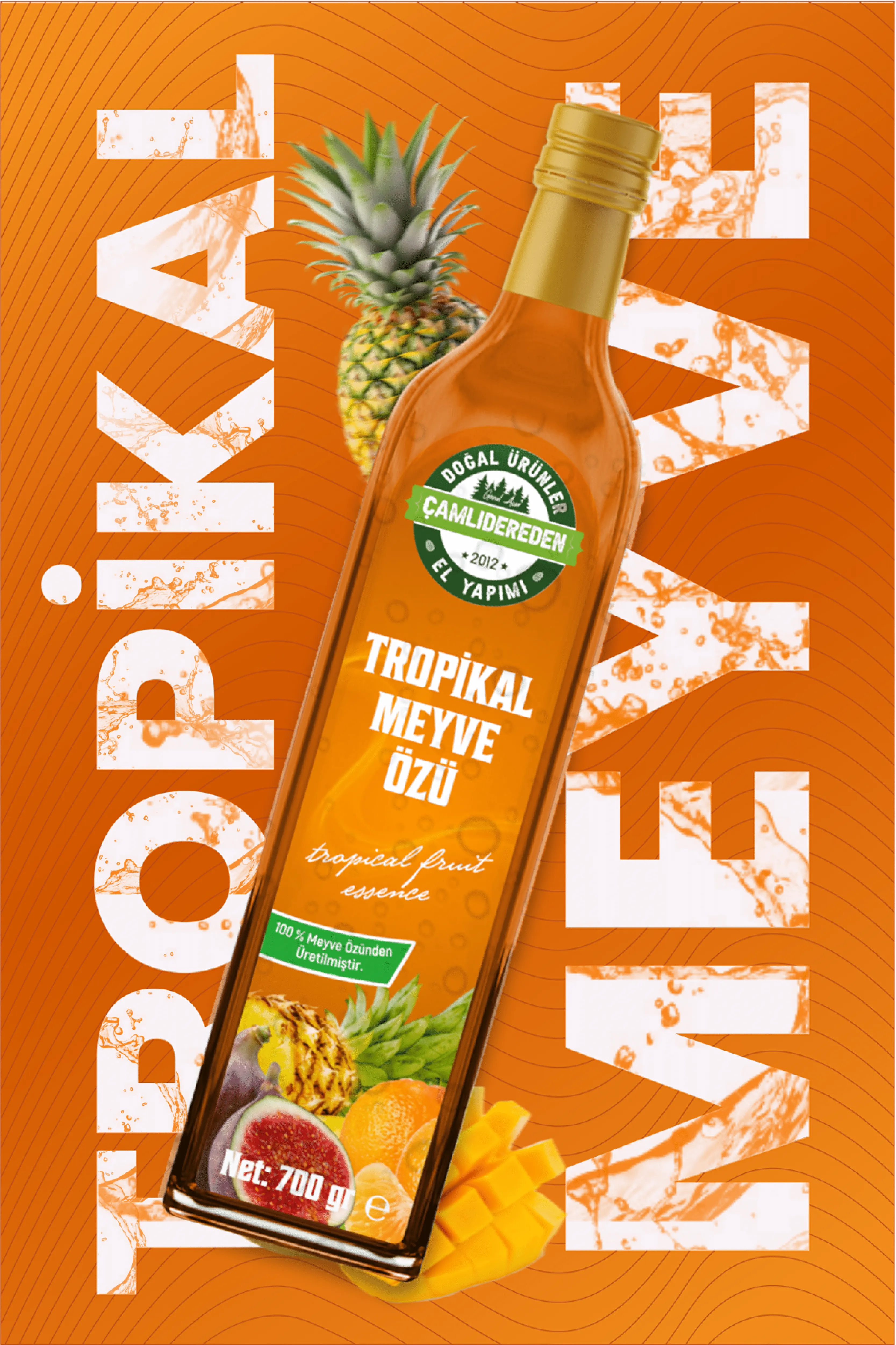 Tropikal Meyve Özü 700 Gr