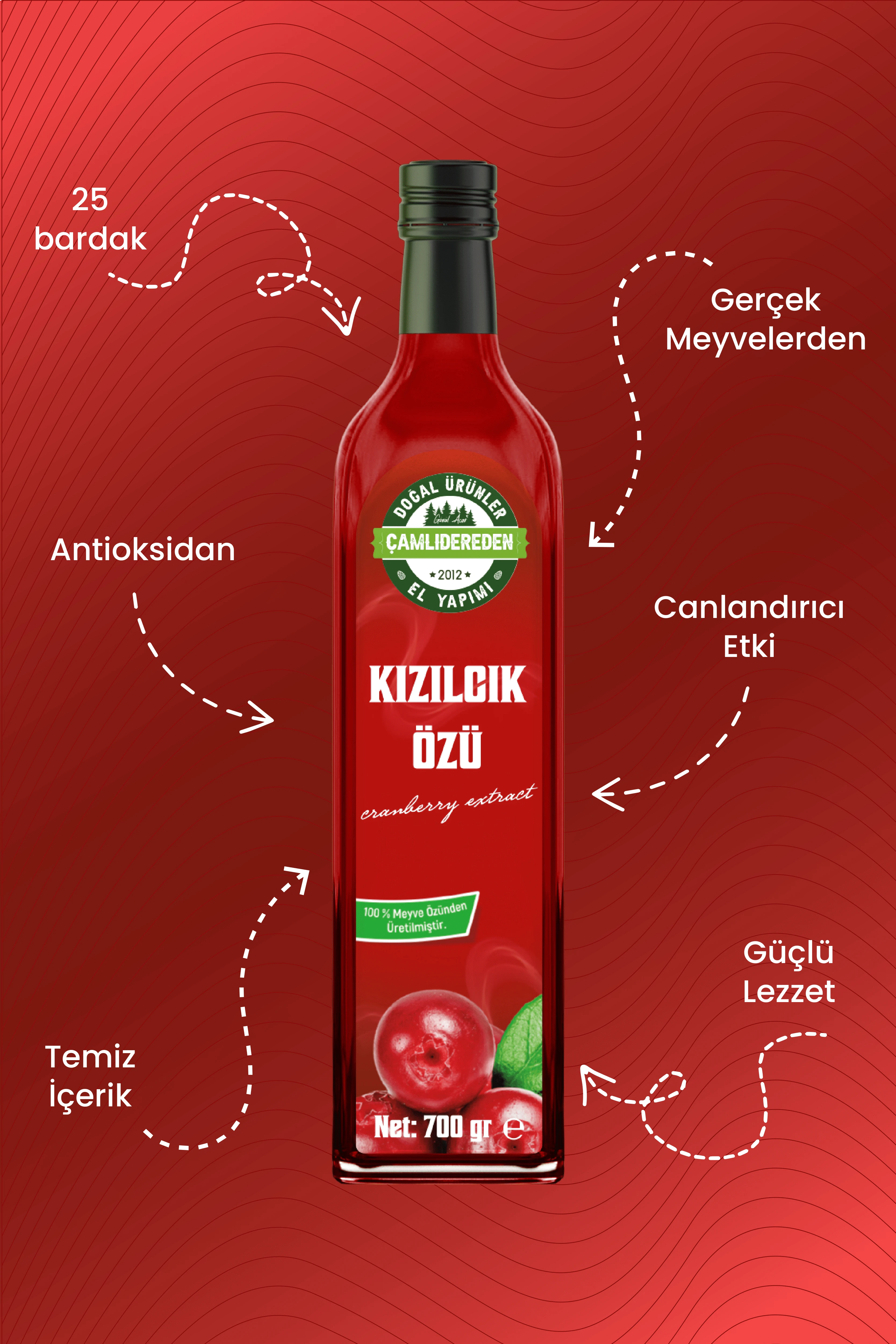 Kızılcık Özü 700 gr