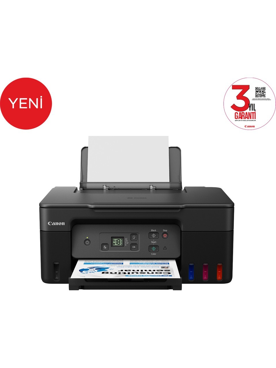 Canon Pixma G2470 Mürekkep Püskürtmeli Çok Fonksiyonlu Yazıcı