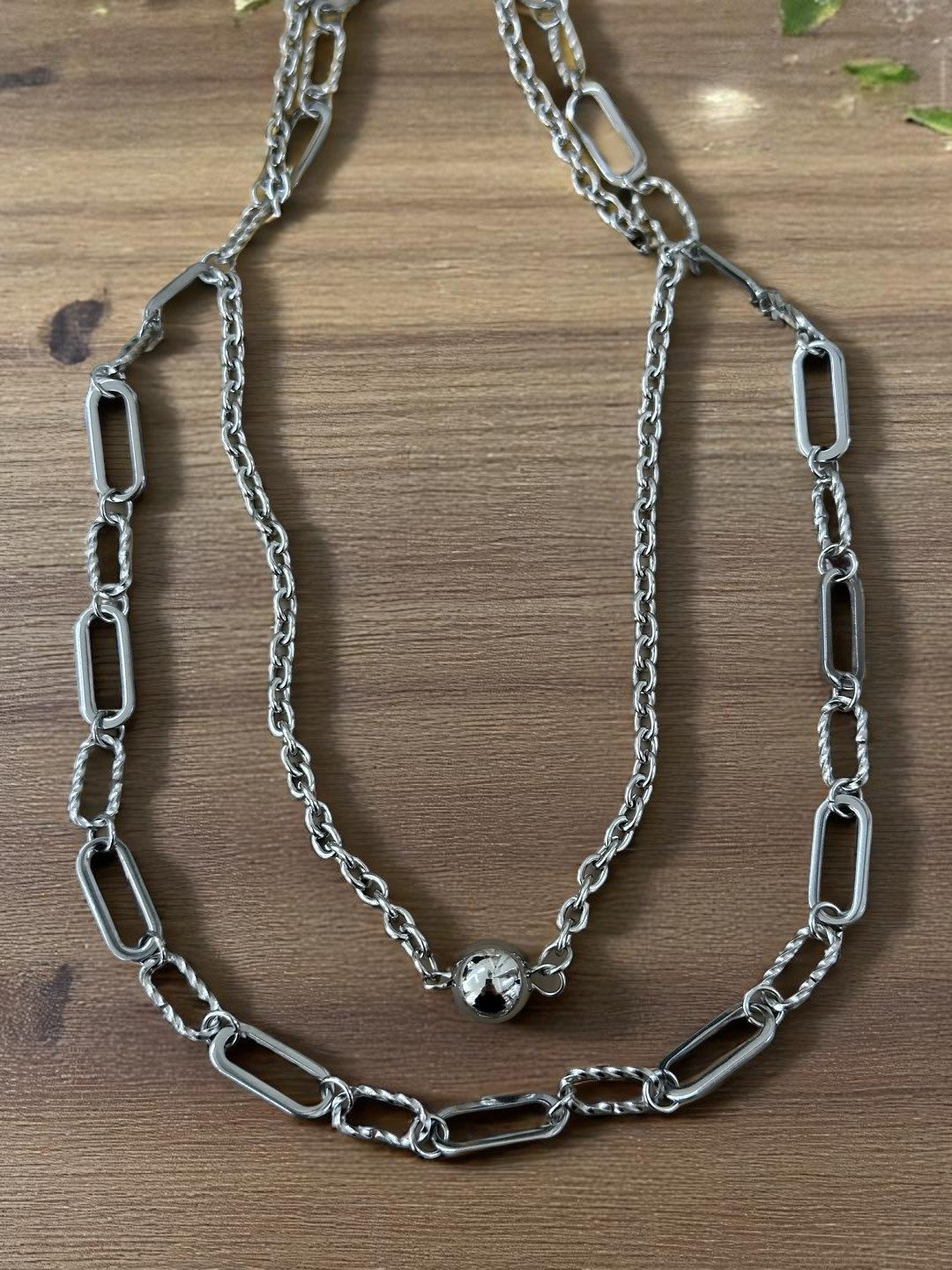 Çelik Silver Kolye