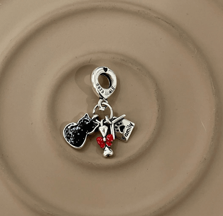Cat Pandora Charm