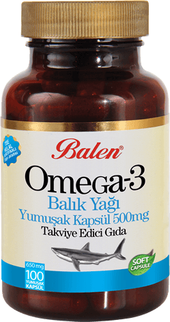 Balen Omega 3 Balık Yağı Yumuşak Kapsül 650 Mg* 100 Kapsül