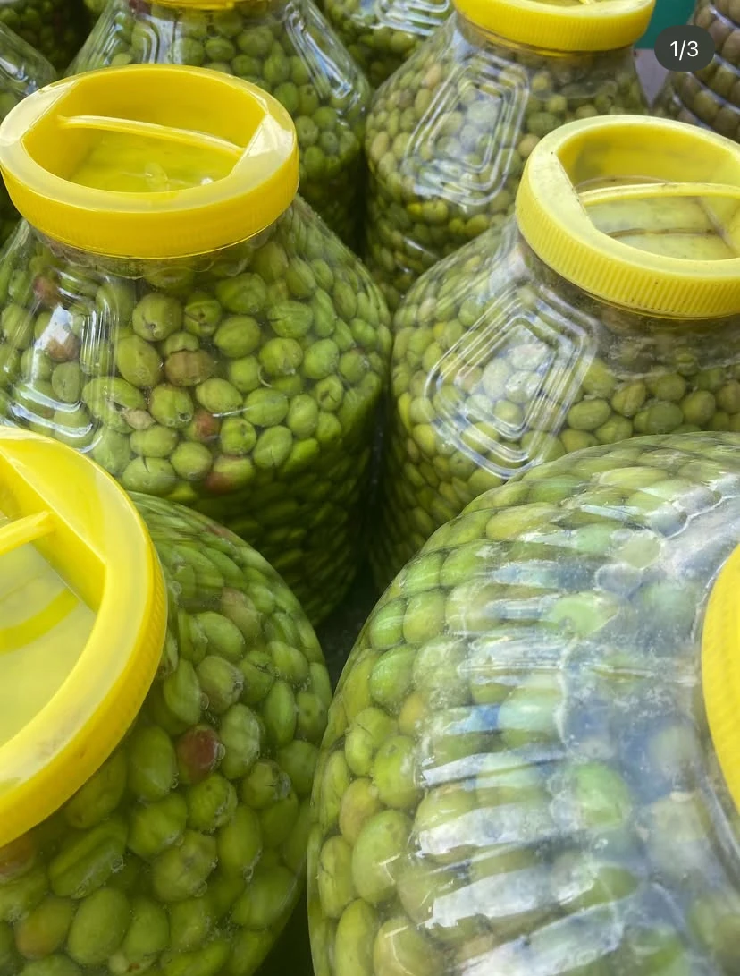 Gemlik Yeşil Kırma Zeytin 1kg 