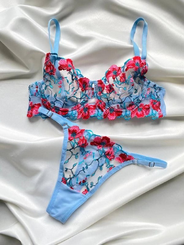 Connell Çiçek İşlemeli Bralet Takım