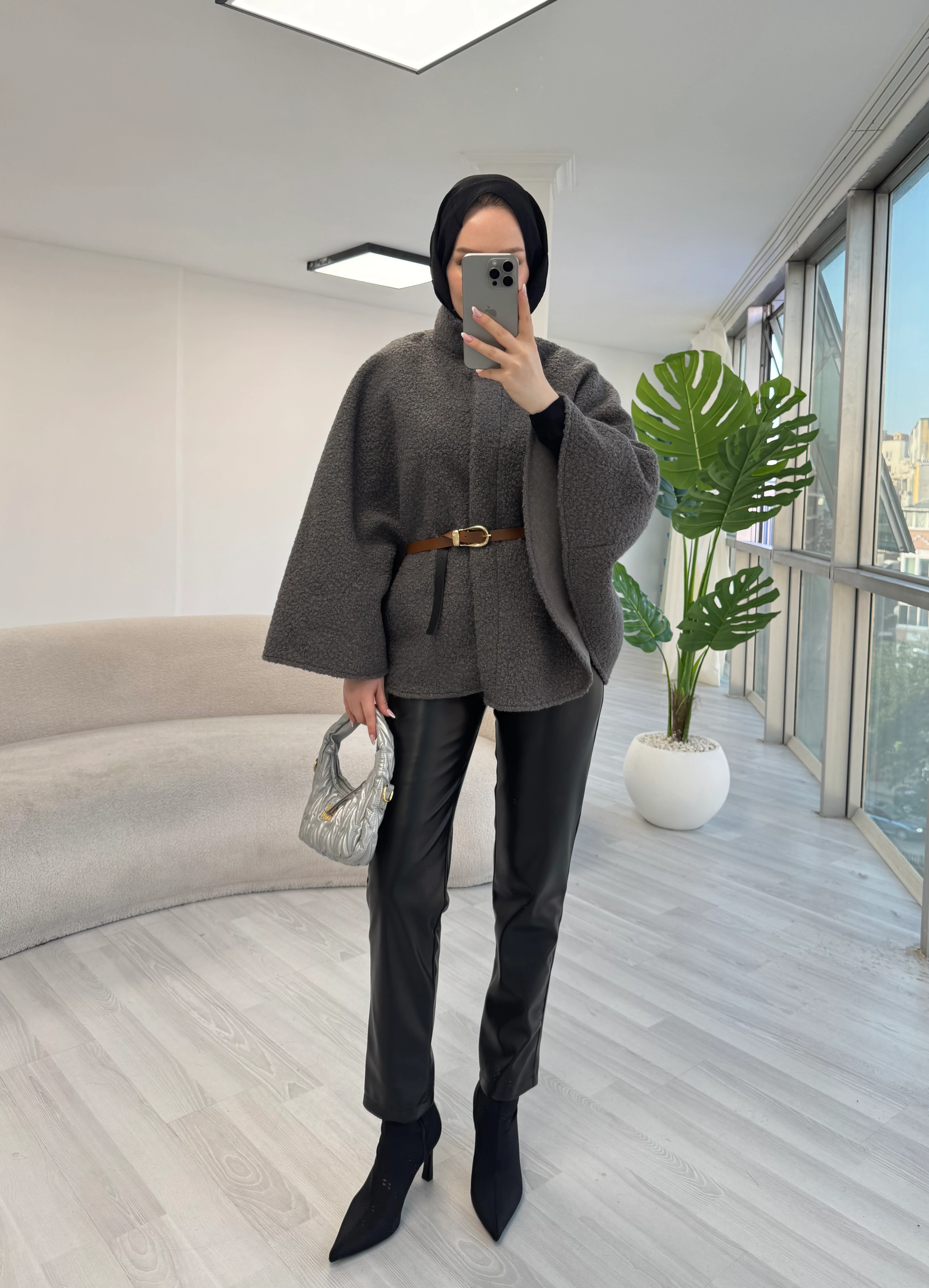 Toka Detay Tasarım Panço - Koyu Gri