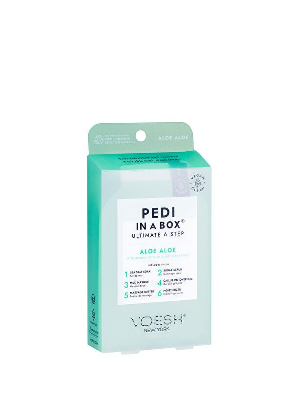 Voesh Pedi In A Box® Aloe Ultimate 6 Adımlı Pedikür Seti