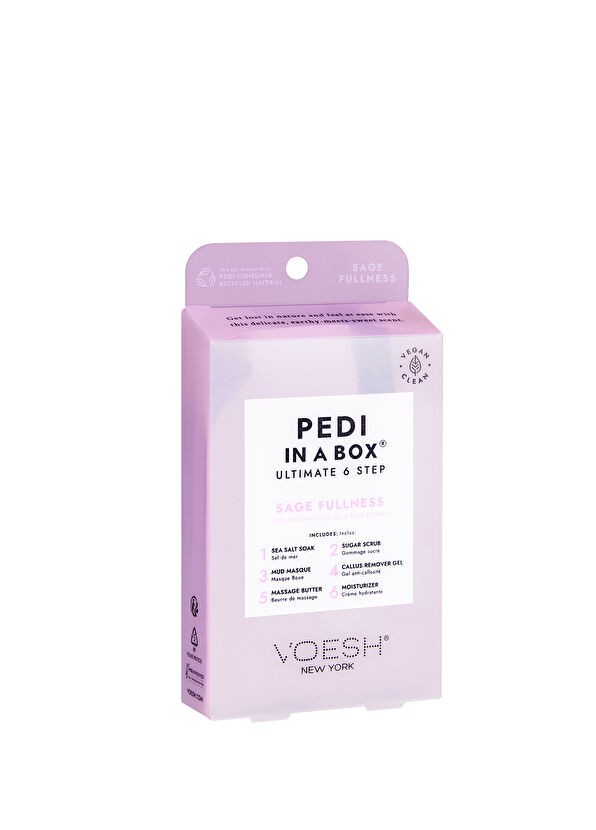 Voesh Pedi In A Box Adaçayı Ultimate Pedikür 6 Adımlı Set