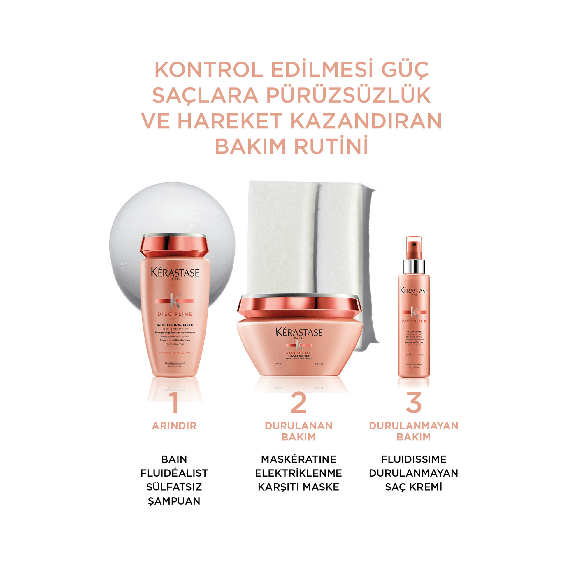  Kerastase Discipline Maskeratine Elektriklenme Karşıtı Saç Maskesi 200 ml       