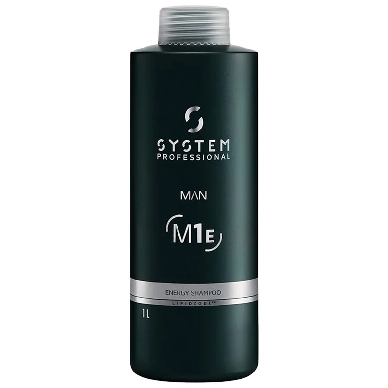 Wella System Professional Man M1E Energy Erkeklere Özel İnce Telli Saçlar İçin Hacimledirici Enerji Şampuanı 1000ml