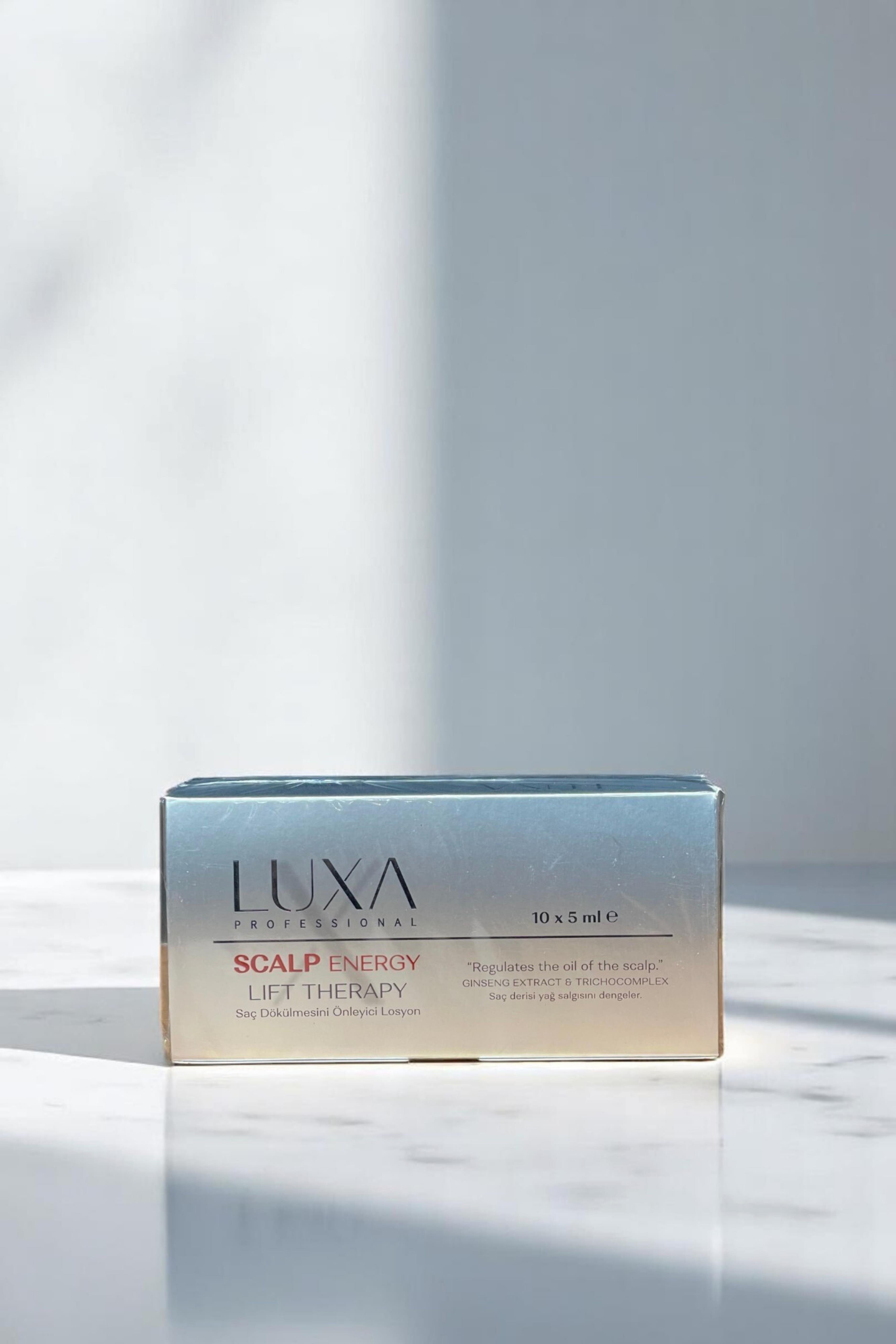 LUXA Professional Scalp Energy Lift Therapy Saç Dökülmesi Önleyici Serum 10 x 5 ml