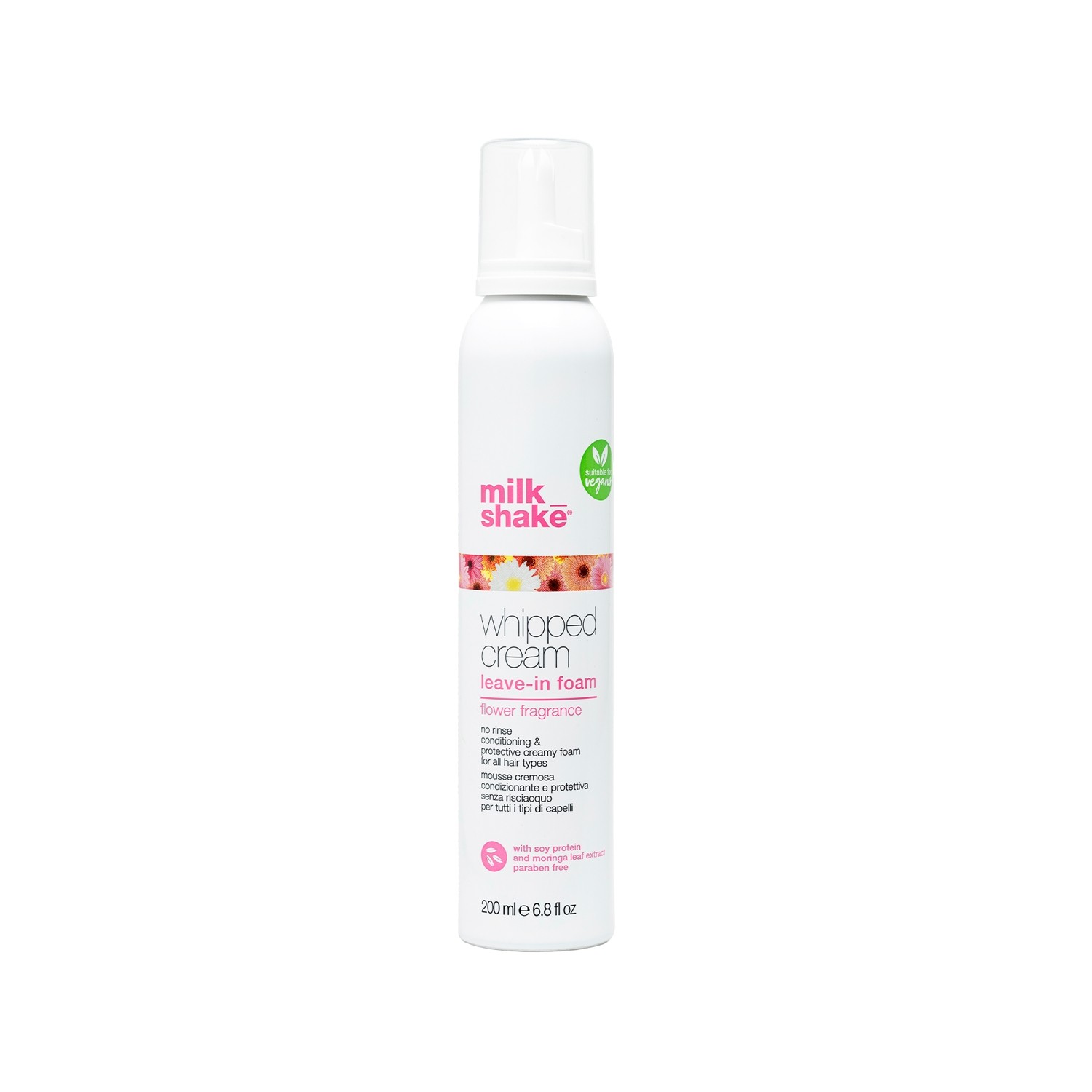milk_shake Whipped Cream Flower Koruyucu Durulanmayan Köpük Saç Kremi 200 ml