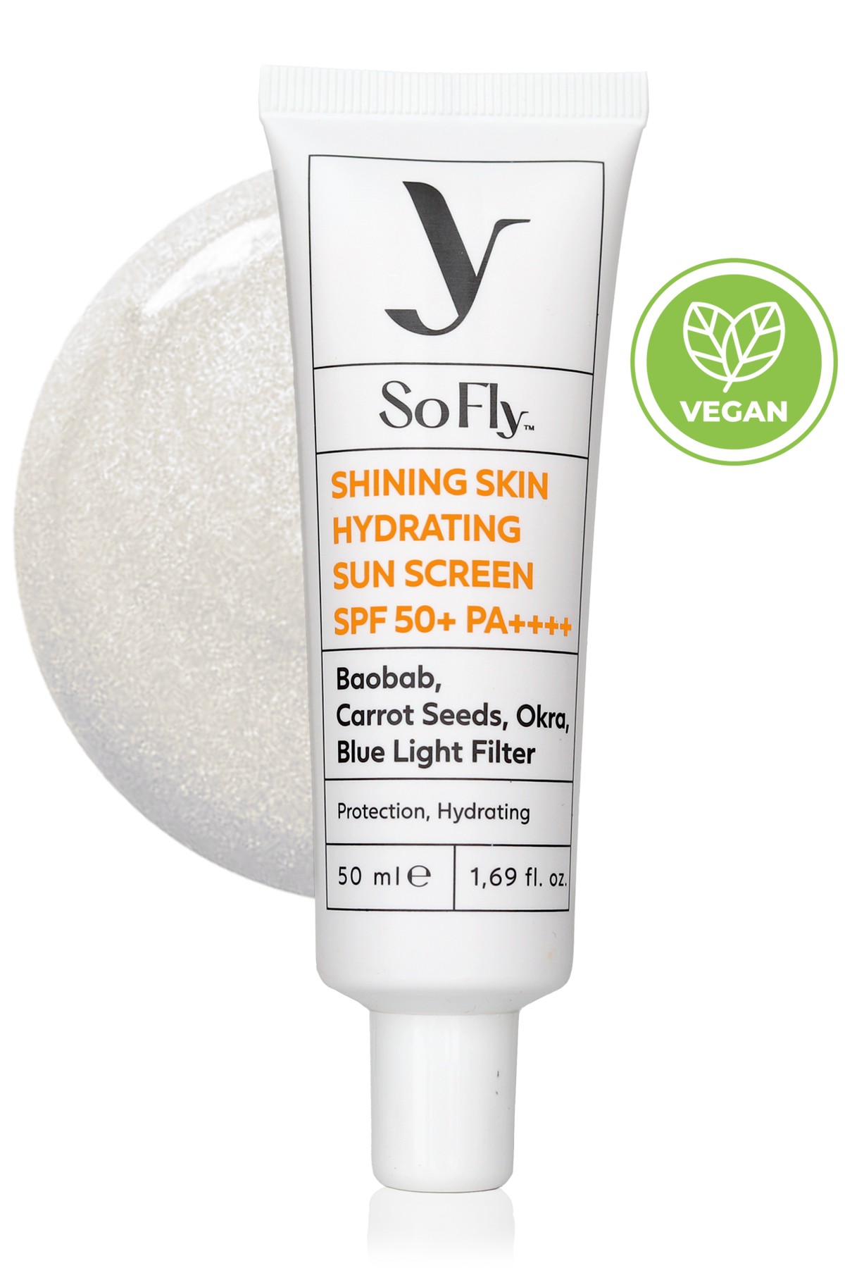 So Fly Shining Skin Hydrating Sun Screen SPF50+ PA++++ 50 ml