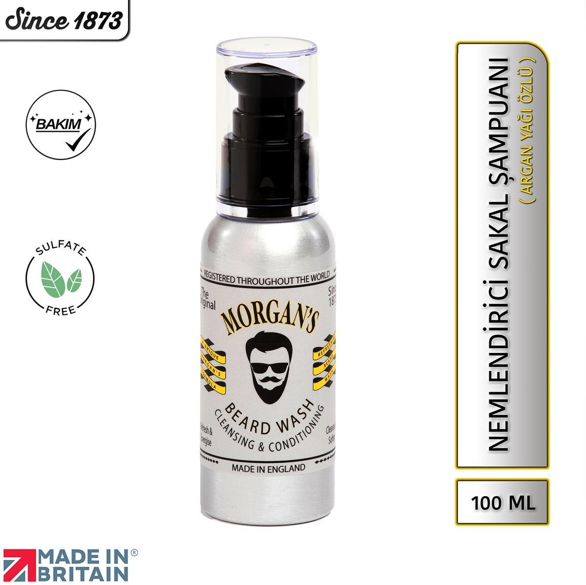 Morgan's Pomade Beard Wash - Argan Yağlı Sakal Bakım Şampuanı 100 ml