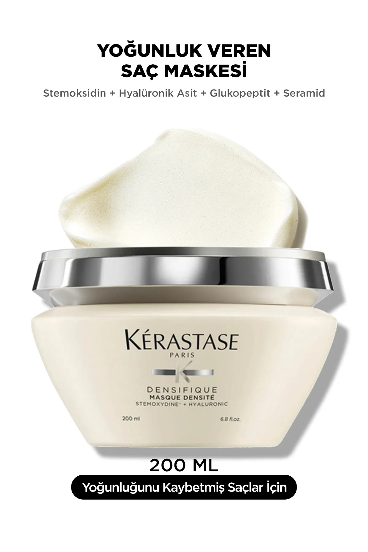 KERASTASE Densifique Masque Densite Dökülen Saçlar İçin Yoğunlaştırıcı Maske 200ml