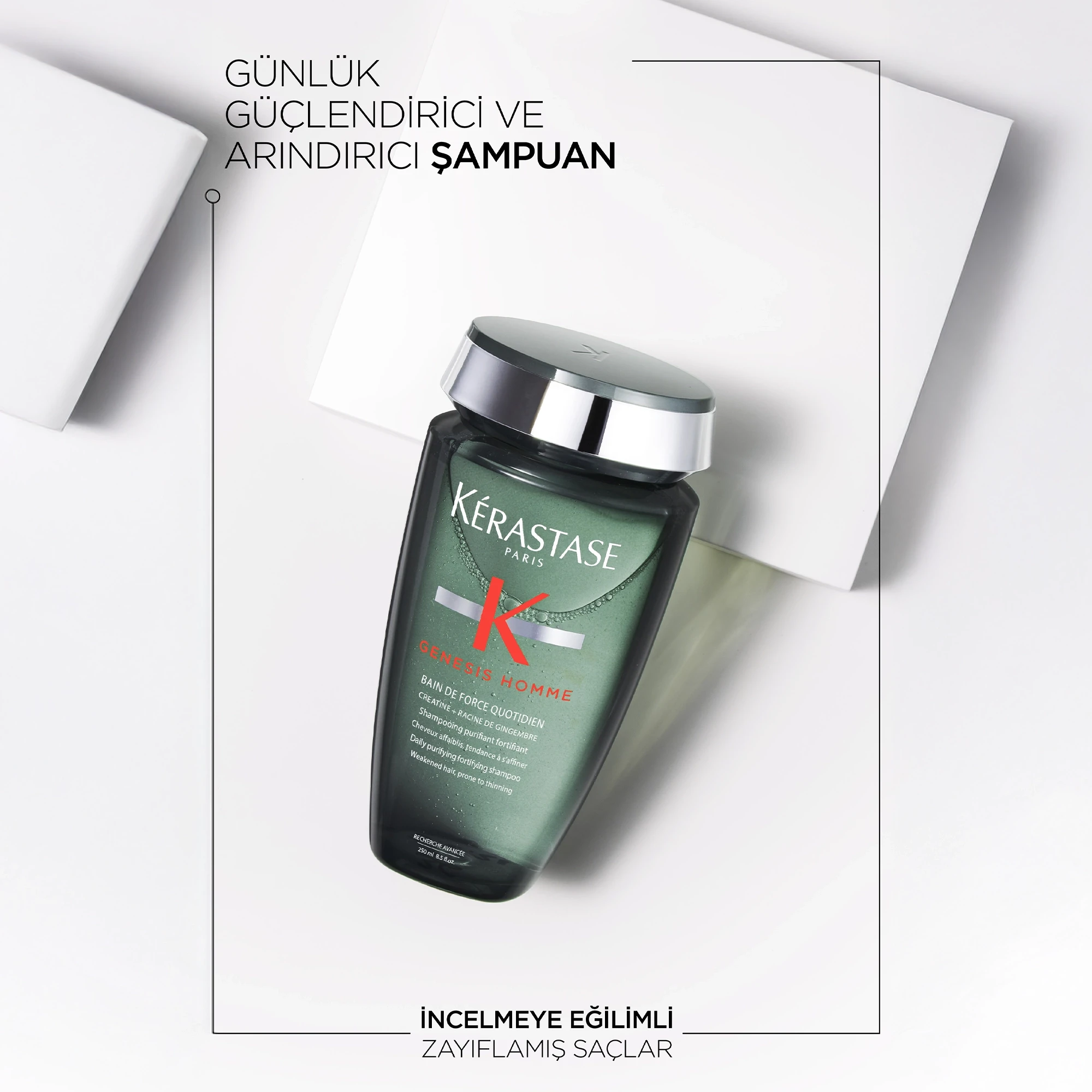 Kerastase Genesis Homme Bain de Force Quotidien Güçlendirici Şampuan 250 ml
