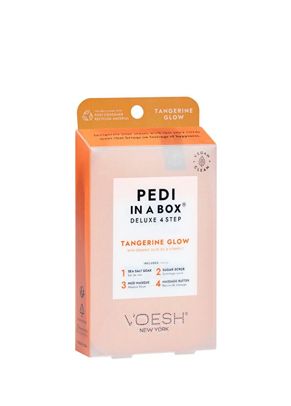 Voesh Pedi In A Box® Mandalina Deluxe 4 Adımlı Pedikür Seti