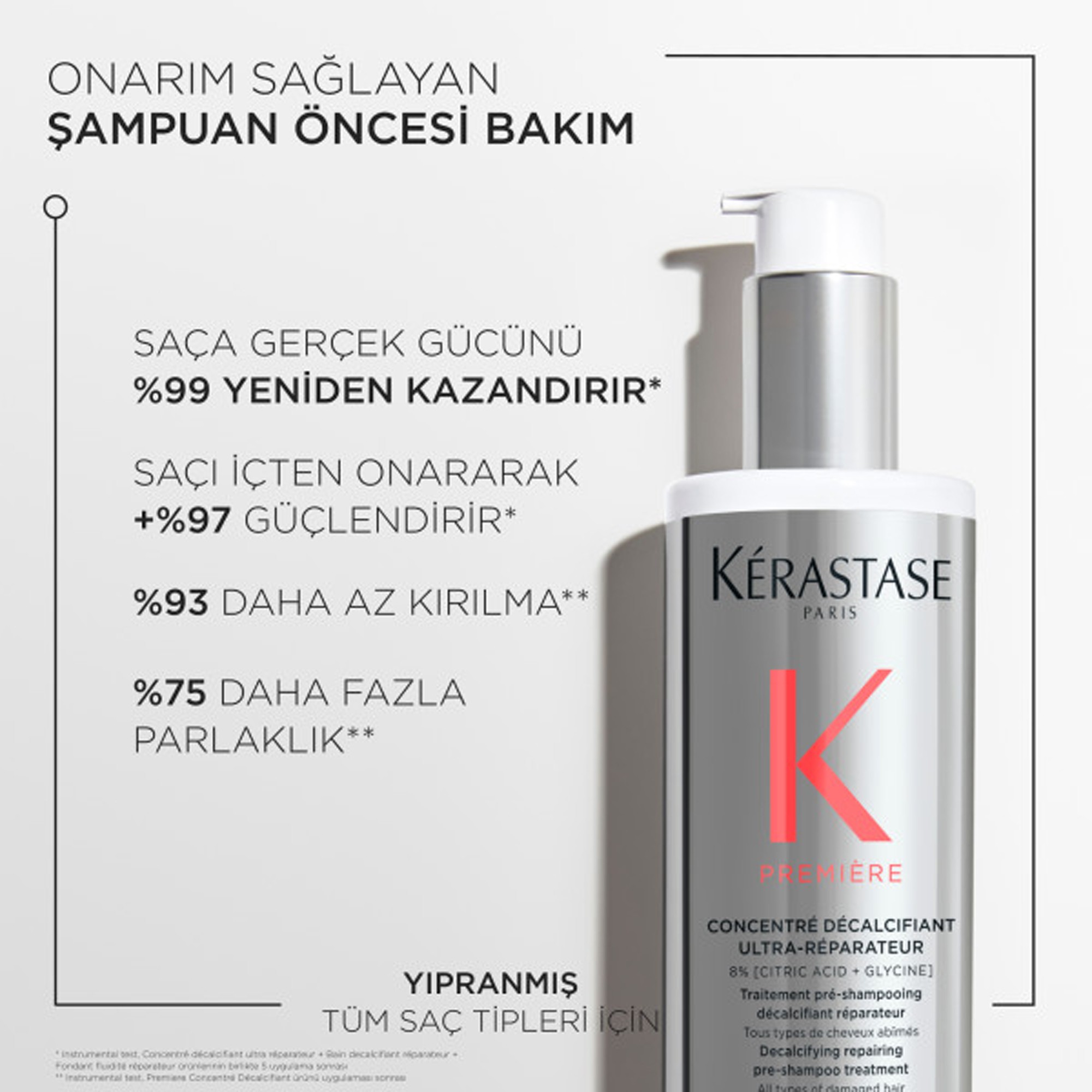 Kerastase Premiere Concentre Decalcifiant Ultra-Reparateur Onarım Sağlayan Şampuan Öncesi Bakım 250 ml