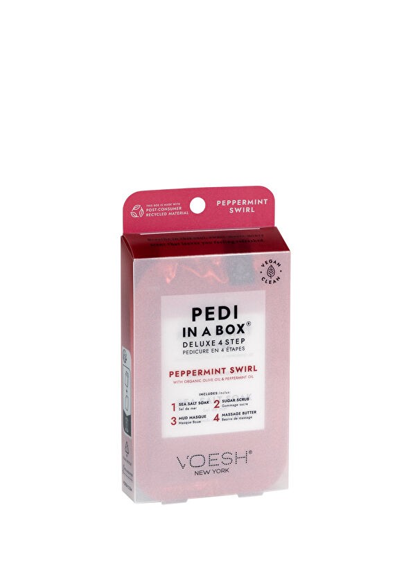 Voesh Pedi In A Box® Deluxe Nane Şekeri 4 Adımlı Pedikür Seti