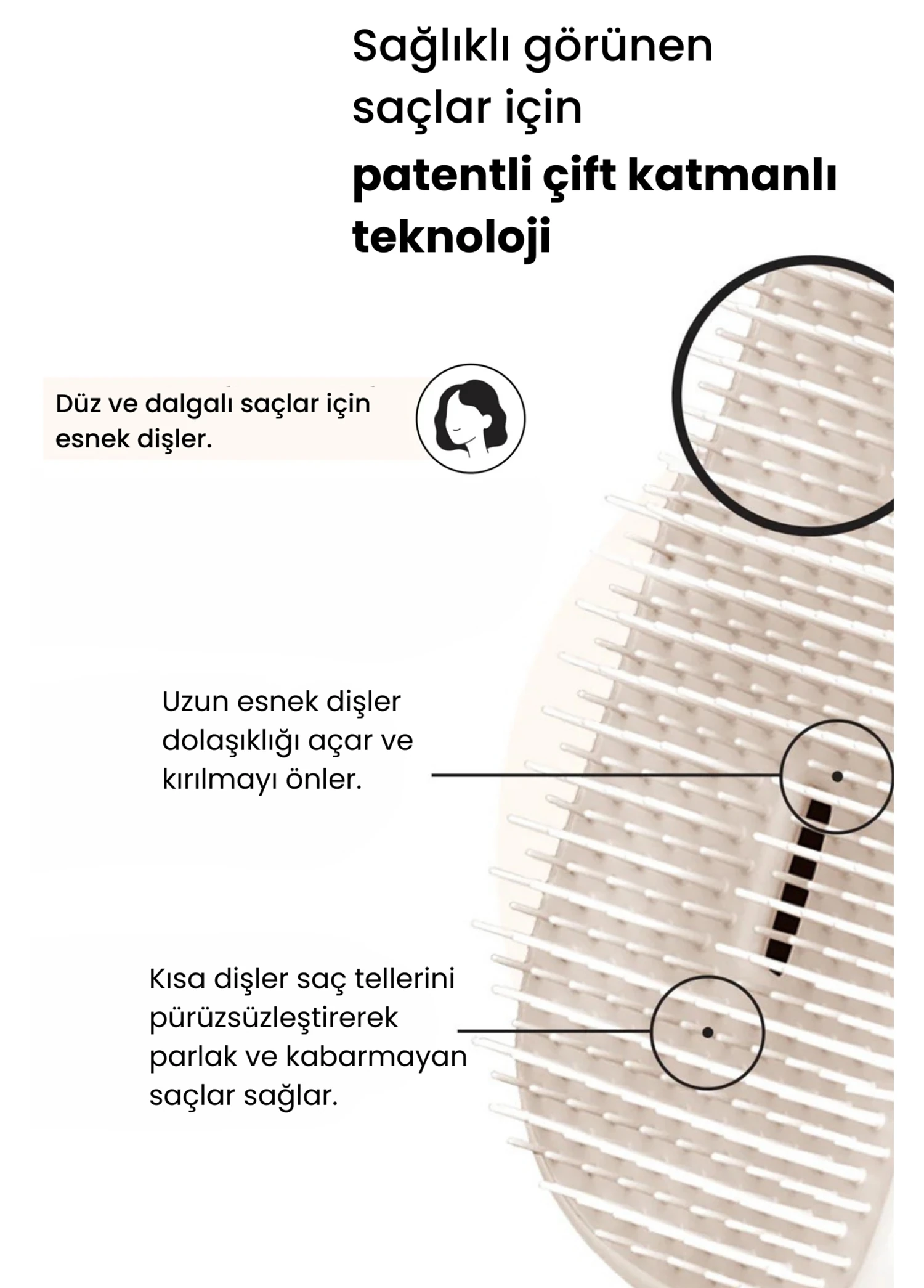 Tangle Teezer Compact Styler Ivory Rose Gold Saç Fırça