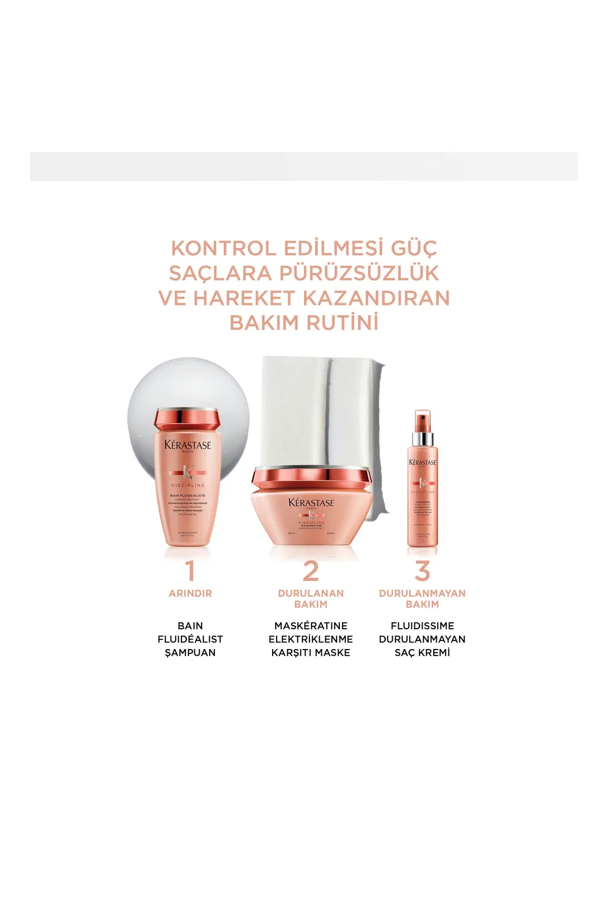 Kerastase Discipline Bain Fluidealiste Kolay Şekillendirme Sağlayan ve Elektriklenme Karşıtı Şampuan 250 ml