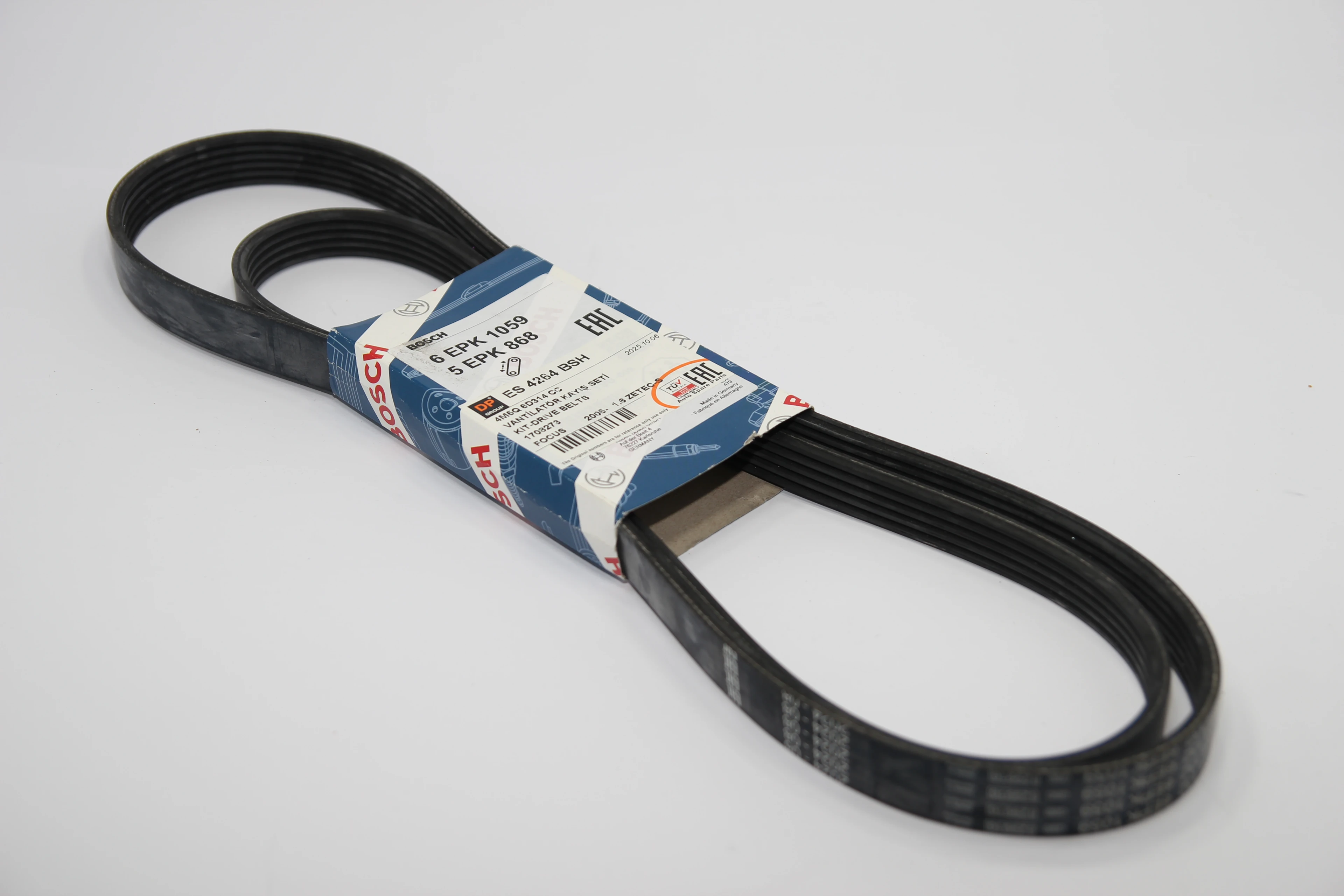 1.6 Ti-Vct Benzinli V Kayış Seti MONDEO MK4 / FOCUS MK2-3 / C-MAX 