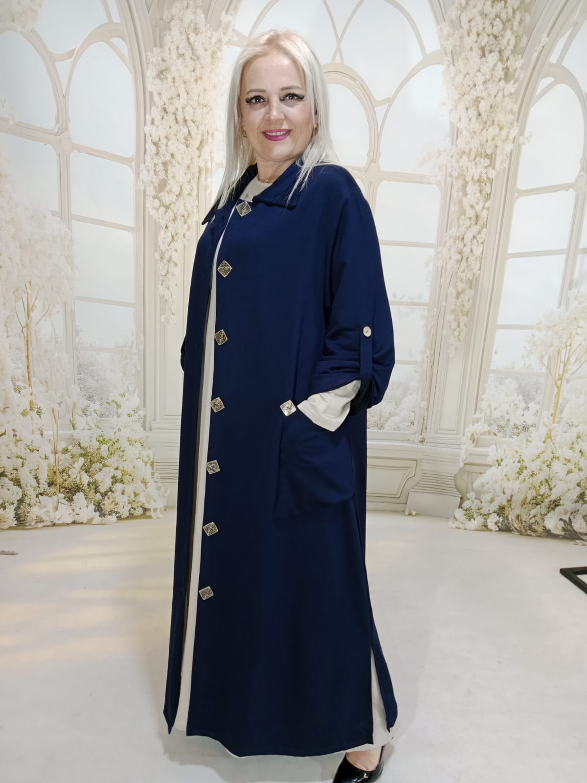 BÜYÜK BEDEN KAP  - LACİVERT