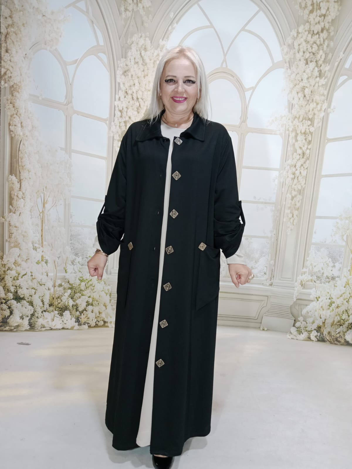 BÜYÜK BEDEN KAP  - SİYAH