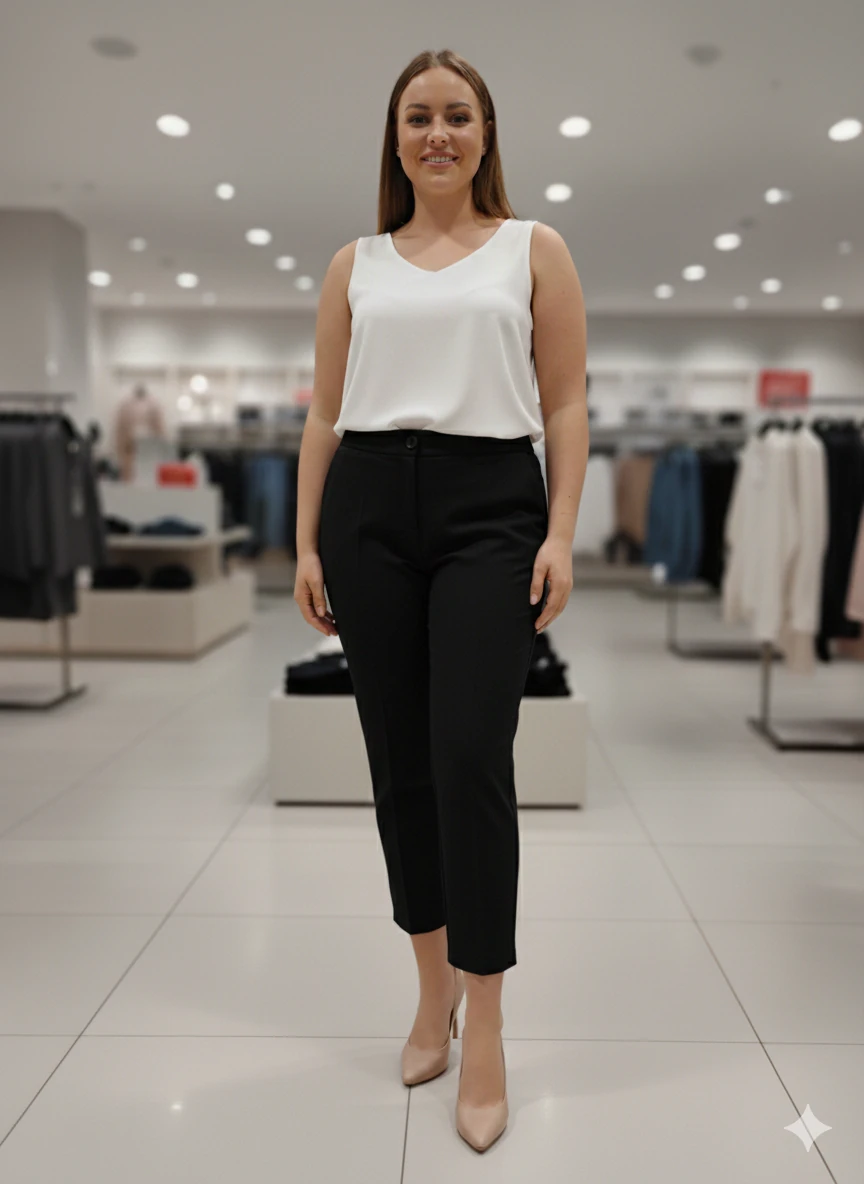 BÜYÜK BEDEN PANTOLON - SİYAH