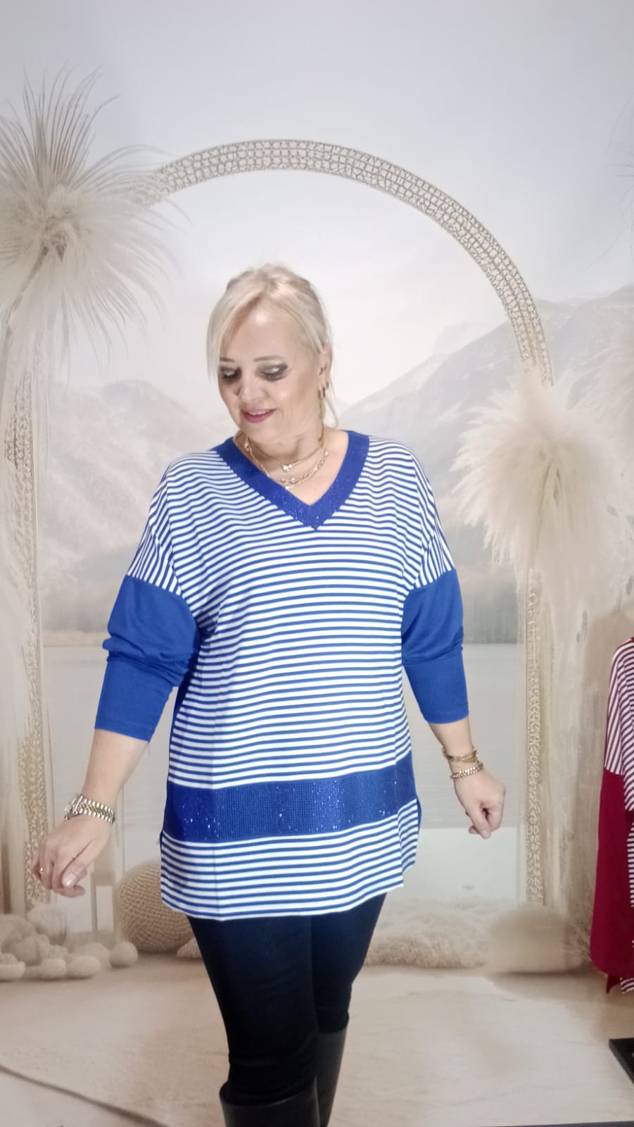 ÇİZGLİ BUZ - MAVİ ÇİZGİLİ